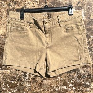 Loft tan shorts